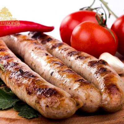 Сырокопченые колбаски