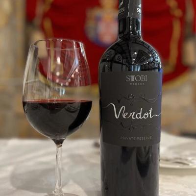 Verdot Barrique, Stobi, Македония, сухое 750мл/5200₽