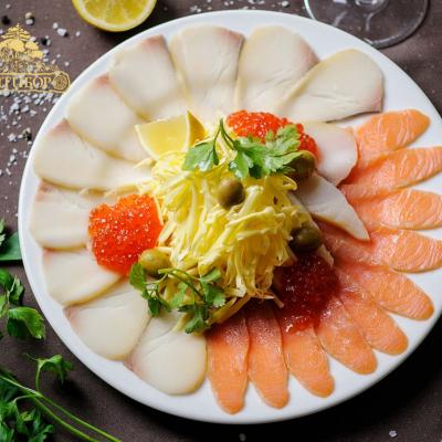 Рыбное ассорти, масло сливочное
